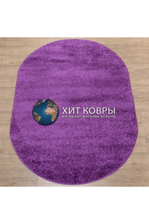 Российский ковер Фьюжн 43000-49711 Фиолетовый овал